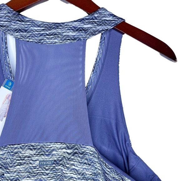 MPG MONDETTO Performance Gear Racer Back Travel Dress Size XL Purple Grey Combo - Picture 13 of 16